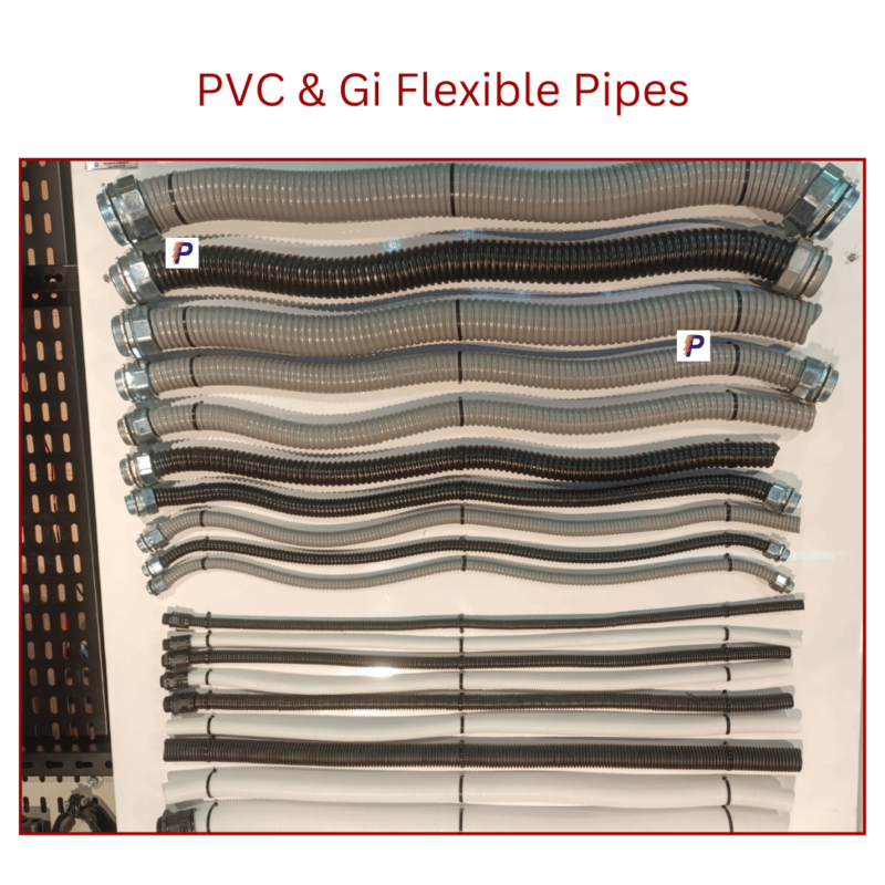 Flexible Pipes PVC Pipes Gi Pipes