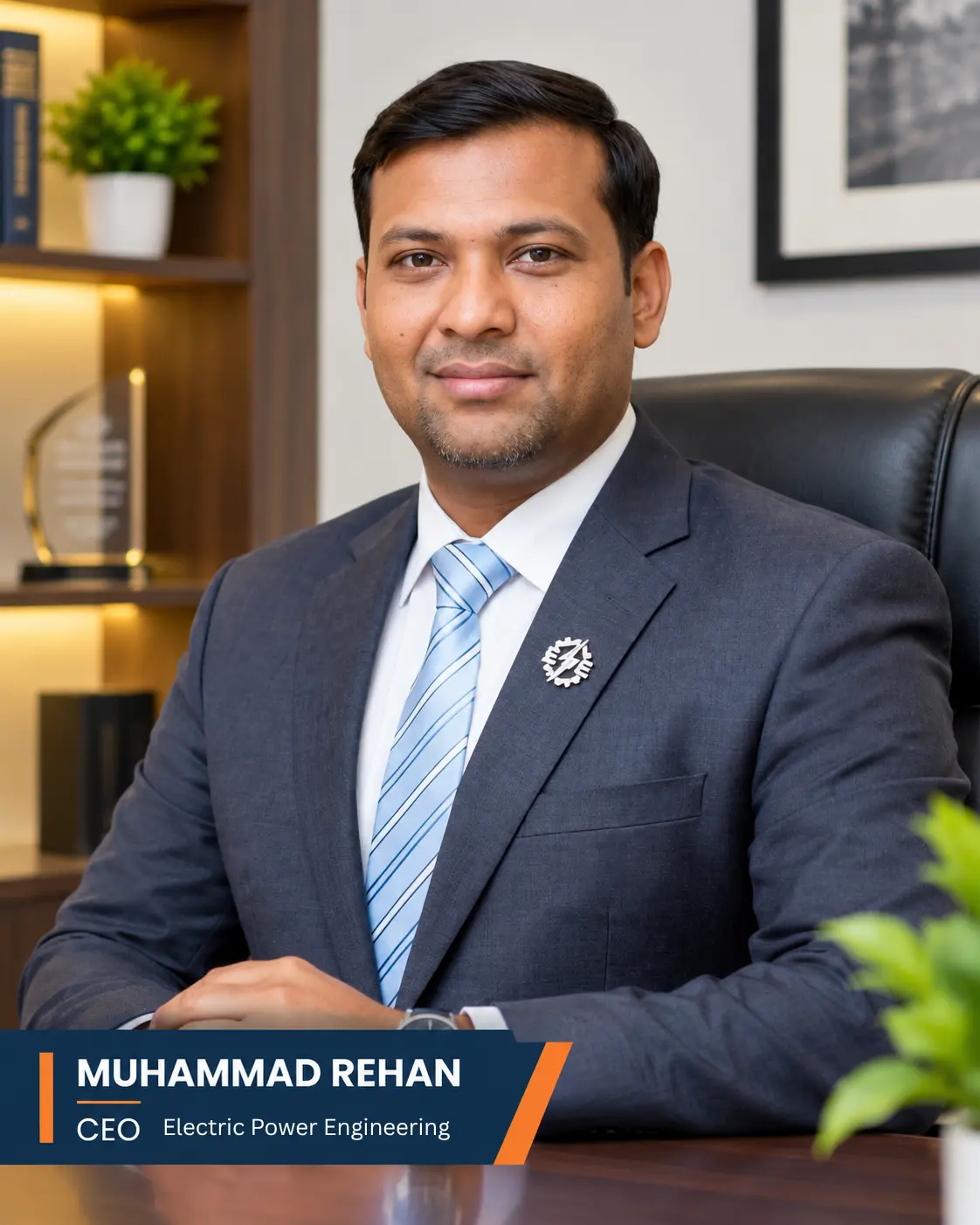 CEO of Electric Power Engineering Pakistan leading electrical manufacturing and engineering solutions in Lahore