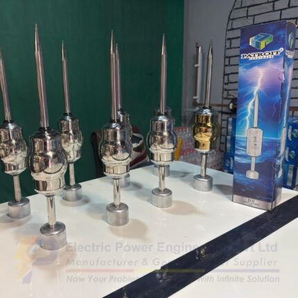 Patriot ESE lightning arrester for a building rooftop in Pakistan
